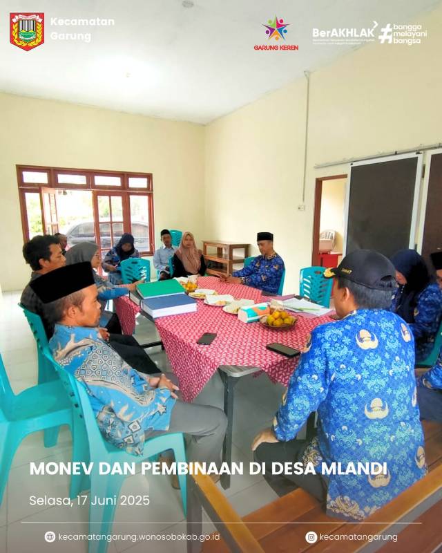 Monev di Desa Mlandi